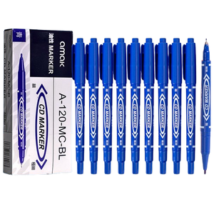 Usine en gros vente chaude pas cher <span class=keywords><strong>prix</strong></span> stylo marqueur <span class=keywords><strong>Permanent</strong></span> à base d'eau 0.5mm Fine <span class=keywords><strong>Liner</strong></span> conseils stylos Double tête stylos de marquage - Product Image 2