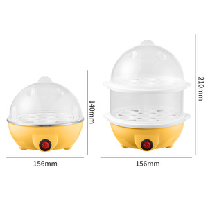 Factory direct supply of mini egg cooker, double-layer egg <b>steamer</b>, kitchen and home breakfast machine, <b>electric</b> milk warmer, - Product Image 4