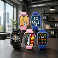 Montre connectée 4G pour enfants, Android 8.1, GPS, bracelet en gel de silice, moniteur de fréquence cardiaque, appel vidéo, chat vocal, rappel d'appel - Nouveauté 2026, Vente Flash