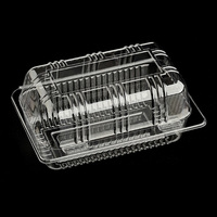 Contenant Alimentaire Jetable en Plastique Transparent de Gros de Chine, Emballage Coque pour Dessert