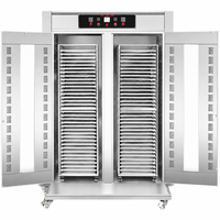 Déshydrateur alimentaire commercial intelligent multifonctionnel à 6 ventilateurs et 30 plateaux pour fruits secs, poissons, crevettes et fruits de mer