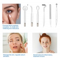 AU-303A multifunción 4 en 1 de alta frecuencia para terapia física, máquina facial de vacío para senos