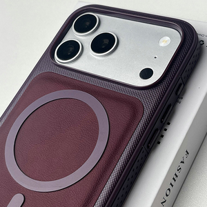 Funda de Teléfono de Cuero PU Estilo Ejecutivo para <span class=keywords><strong>iPhone</strong></span> 18/17 <span class=keywords><strong>Pro</strong></span> Max, Cubierta Magnética para Teléfono Móvil, Accesorios para <span class=keywords><strong>iPhone</strong></span> 17 16 15 <span class=keywords><strong>14</strong></span> 13 - Product Image 3