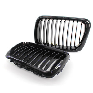 Parrilla delantera para BMW E36, negra brillante, de plástico ABS, para modelos de 1997 a 1999 - Product Image 3