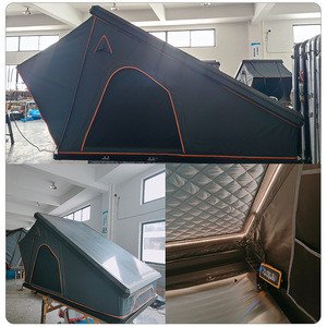 Nhà Máy Giá Ánh Sáng Trọng Lượng Roof Top Lều Nhôm Cắm Trại Xe Mái Lều Hộp Cứng Shell Trên Mái Nhà Lều Cho Xe - Product Image 3