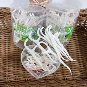 Fil dentaire en boîte en forme de cœur R207 (30 pièces) : Fil dentaire, cure-dents à fil dentaire, cure-dents. Prix de gros de 1 yuan directement de la rue - Product Image 4