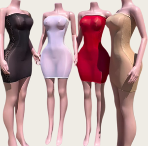 Vestido de Fiesta Corto y Ajustado Viviblook Z319DS para Mujer, Sexy, Brillante, con Encaje, sin Tirantes, para Club Nocturno - Product Image 2