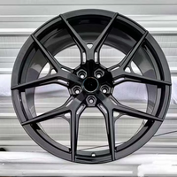 Jantes forgées ST HF-5 Gloss Black Custom 15 16 17 18 19 pouces 5x120 pour BMW Ford Mustang Chevrolet Mazda RX-8