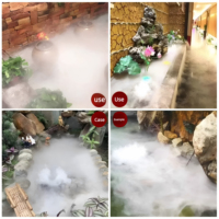 Atomizador ultrasónico de 3/5 cabezales, gran salida de niebla con luces RGB, para estanques, acuarios, rocallas y humidificación de jardines