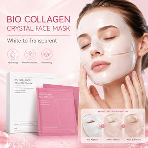 Maschera Viso Coreana al Collagene Sbiancante Personalizzata all'Ingrosso, Patch al Collagene per il Viso con Etichetta Privata per Personalizzare il Tuo Marchio - Product Image 2