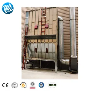 Galvanized Dust Collector Storage Bin Bean Steel Sawdust Removal System