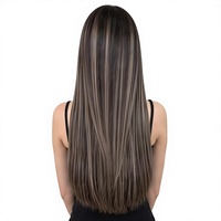 Extensions de cheveux Genius Weft, cheveux humains, double épaisseur, fines, invisibles, 100% vierges Remy, cuticules alignées, sans perte, 10-30 pouces
