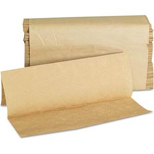 Toallas de Papel Plegadas GEN 1508 de 3 Capas, 9 X 9 9/20, Naturales, Desechables y Absorbentes, Impresas, Multifold, 250 Toallas/Paquete, 16 Paquetes/Contenedor - Product Image 3