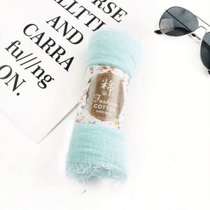 Wholesale New Autumn/Winter Crimped Polyester Solid Hijab Breathable <b>Sunscreen</b> Shawl for Women Scarf Muslim - Product Image 2