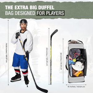 Sac de hockey sur glace en PVC, nouvelle collection, vente directe d'usine, meilleur vendeur, échantillon gratuit, prix avantageux - Product Image 2