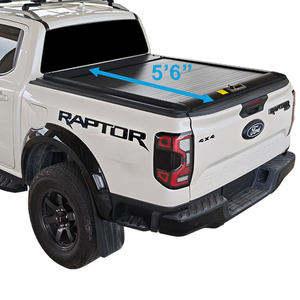 ฝาครอบกระบะอลูมิเนียม Great Wall Poer สำหรับรถกระบะ Ford <span class=keywords><strong>Ranger</strong></span> ป้องกันน้ำ กันขโมย พร้อมระบบล็อค - Product Image 1