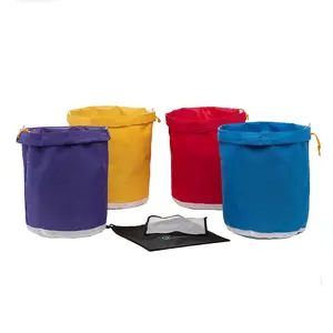 Ekstraksiyon bitkisel buz kabarcık çanta 5 galon 4 bahçe filtre torbası Oxford kumaş Polyester renkli hash çantası