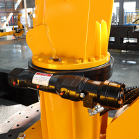 Guindaste Hidráulico Mini de 3/5/6/8/10 Toneladas com Braço Articulado para Montagem em Convés Marítimo para Barcos e Navios com Controle Remoto por Rádio