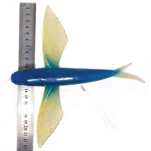 <span class=keywords><strong>Esca</strong></span> morbida da pesca volante da 9 pollici con ganci 137g 23cm <span class=keywords><strong>per</strong></span> esche da pesca a traina con tonno da pesca in mare - Product Image 3