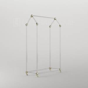 Manufacture Durable Transparent Lucite Design Acrylic Rolling Rack for Living Room Decoration - Product Image 5