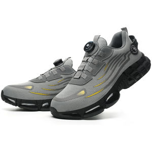 Anti-Crush Safety Factory Cushioned Anti Smashing Shock Resistant Safety Shoes Puncture-proof Shoes with Steel Shoes <b>Cap</b> - Product Image 1