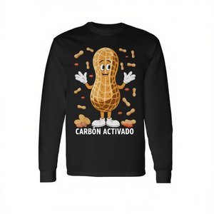 Camiseta de manga larga con estampado de cacahuete, diseño divertido de dibujos animados, talla unisex para adultos - Product Image 2