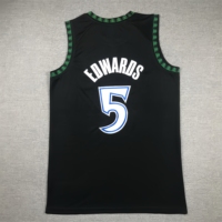 Grosir Pakaian Pria Berkualitas Tinggi # 5 EDWARDS Jersey Basket Bordir Jersey Kustom
