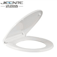 Ronde De Taille Standard En Plastique à Dégagement Rapide Couverture de Siège de Toilette à Fermeture Douce