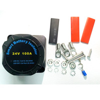 Saklar Isolator Baterai Ganda Pintar Kelautan ARL ARL-VSR04 24V 100A dengan Perlindungan Lonjakan Tegangan Tahan Air untuk Mobil ATV UTV RV Kapal