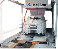 Machine de lavage de voitures électrique automatique sans contact pour véhicules de grande taille, en acier inoxydable, vitesse de lavage de 3 à 8 minutes