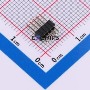 M52-040023V0545 Pin Header Through hole Component (THT),P=1.27mm Connector 1.27mm Through Hole Single Row 5P - Product Image 1