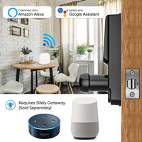 Prix d'usine Serrure intelligente Tuya Wifi avec loquet réglable, mot de passe, RFID, empreinte digitale, serrure numérique TTlock pour appartement