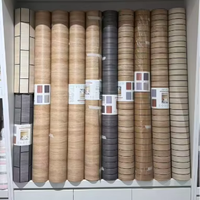 Papier peint moderne à effet bois, auto-adhésif, pelable et repositionnable, imperméable, pour la décoration de la maison, des meubles, des hôtels, du salon