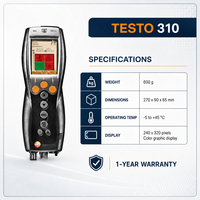 Harga Pabrik BARU-TERSEDIA Testo- 330-2 LL 310 II 330i Pro Flue Gas Analyzer
