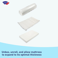 Fournisseur en gros de Foshan, matelas king size, matelas en mousse à mémoire de forme à gel rafraîchissant haute densité, taille complète