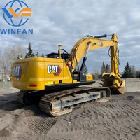 Excavatrice sur chenilles hydraulique Cat 330 d'occasion, moteur Caterpillar 330 d'origine à faible consommation de carburant pour une construction stable