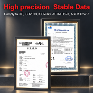 Testeur de brillance de surface portable LS190 avec fonction automatique Pass/NG/QC et logiciel de rapport PC gratuit - Product Image 4