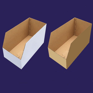 Boîte de rangement pour entrepôt, boîte de rangement pliable en carton ondulé