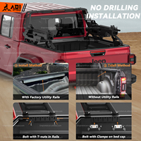 Roll Bar Model Senapan Tugas Berat yang Kompatibel dengan Penutup Bak Truk yang Dapat Ditarik |   untuk Truk Gladiator 2019-2025 Stok AS Pengiriman Cepat