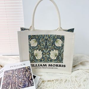 Logo personnalisé toile coton <span class=keywords><strong>Shopping</strong></span> sac fourre-tout femmes de grande taille femmes grand week-end à la mode sac à main école - Product Image 6