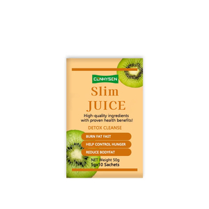 Venta al por mayor de fábrica de kiwi natural Slim Fit jugo bebida instantánea bolsitas soporte en polvo control del apetito quema grasa para mujeres - Product Image 1