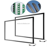 TV Panel LCD 32-Inci Kustom dengan Layar Sentuh Inframerah IR 20-Titik Tanpa Driver Android/Windows, Antarmuka USB, Baru Bekas