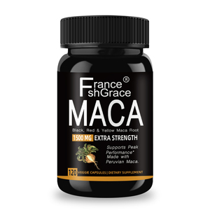 Capsules Personnalisées de Poudre de Racine de Maca Noire Rouge Jaune pour Hommes Femmes, Soutient l'Énergie et la Performance, 120 Capsules d'Extrait de Maca - Product Image 4
