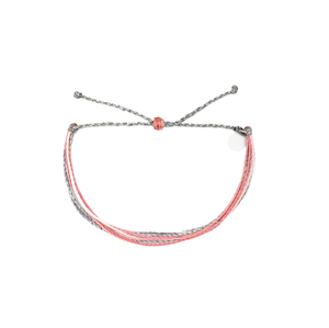 Besos bện Vòng đeo tay lung linh bạc trắng và hồng chuỗi bện Vòng đeo tay cho ngày Valentine Stack - Product Image 3