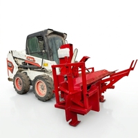 Machine de traitement du bois de chauffage avec attache pour chargeuse compacte et machine de traitement du bois de chauffage multifonctionnelle avec certificat CE