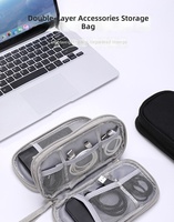 Sac de rangement portable pour câbles de données, chargeurs et accessoires électroniques numériques avec poches – Offre Spéciale