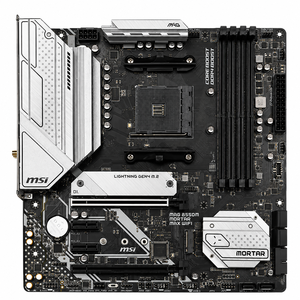 Placa base Micro ATX <span class=keywords><strong>B550M</strong></span> MORTAR MAX <span class=keywords><strong>WIFI</strong></span> AM4 B550 DDR4 con PCIe 4.0, M.2, <span class=keywords><strong>WiFi</strong></span> 6E y LAN de 2.5G - Product Image 2