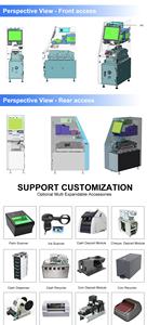 Autoservicio de Pago Bancario Reciclador de Notas de Pago Cajero Automático Depósito en Efectivo <span class=keywords><strong>Dinero</strong></span> Withraw <span class=keywords><strong>Crypto</strong></span> ATM Machine con Dispensador de Efectivo - Product Image 6
