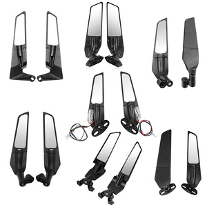 Espejo Universal Ajustable para Motocicleta, Ala de Viento Giratoria con Señal de Giro - Product Image 6