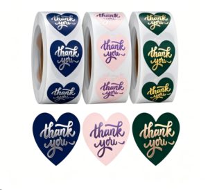 Etiquetas Adhesivas Personalizadas con Logotipo, Tarjetas de Agradecimiento, Adhesivos para <span class=keywords><strong>Correo</strong></span> Electrónico, Resistentes al Agua, Personalización Aceptada - Product Image 3